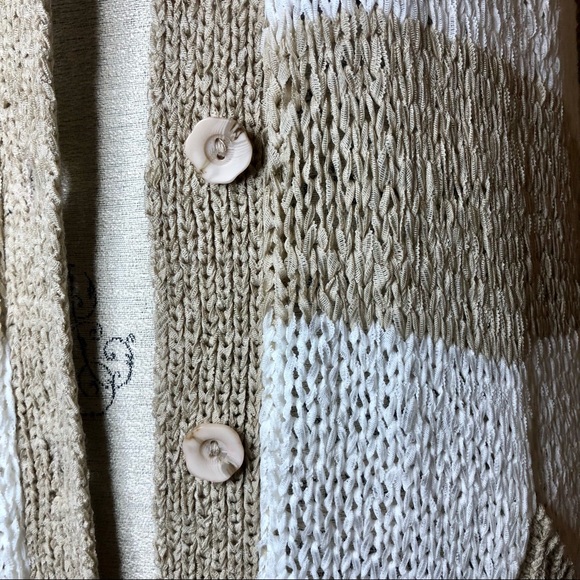 NWT OS Bluebird striped cozy duster - Picture 4 of 9